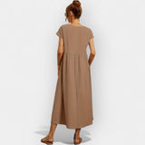Rochie din Bumbac cu Buzunare