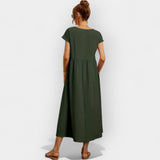 Rochie din Bumbac cu Buzunare