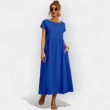 Rochie din Bumbac cu Buzunare