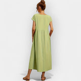 Rochie din Bumbac cu Buzunare