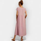 Rochie din Bumbac cu Buzunare