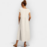 Rochie din Bumbac cu Buzunare