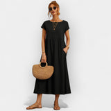 Rochie din Bumbac cu Buzunare