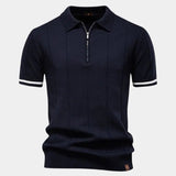 Mikkel™ | Polo cu fermoar regal