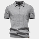 Mikkel™ | Polo cu fermoar regal
