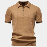 Mikkel™ | Polo cu fermoar regal