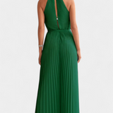 Patrizia Mono Palazzo Plisat cu Guler Halter