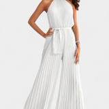 Patrizia Mono Palazzo Plisat cu Guler Halter