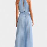 Patrizia Mono Palazzo Plisat cu Guler Halter