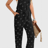 Rochie Mono Bianca cu Model de Stele