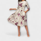 Carolina - Rochie elegantă până la genunchi