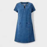 Julia - Rochie din denim moale