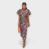 Vanessa - Rochie elegantă cu decolteu în V