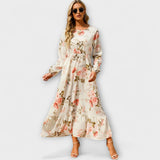 Barka - Ženska boho maxi haljina elegantnog stila