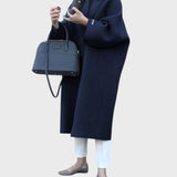 Lukrecija | Palton lung elegant din lână