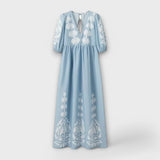 Sílvia - Rochie Imprimată pentru Eleganță Fără Efort