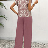 Amelia | Elegantni Paisley Dvodelni Set