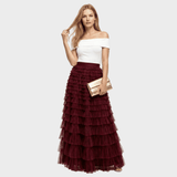 Vesta™ - Fustă Elegantă cu Detaliu Decorativ din Tulle
