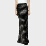 Rochie Midi Prăjită din Vâscoză cu Plisaje