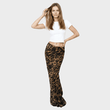 Falda Maxi Slim Elena cu Model Leopardo