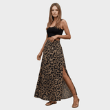Judita™ - Fustă Midi Leopardo