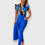Lidija™ - Set de două piese cu un model modern de leopard
