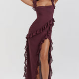 Meissa™ - Rochie cu Volan Asimetric