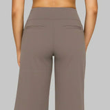 Calista™ | Pantaloni largi pentru femei, culoare maro