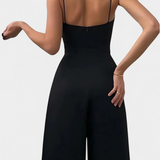 Romily Mono Sexual cu Bretele și Pantaloni Largi Eleganți