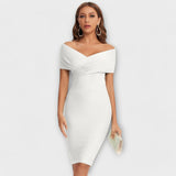 Ofélia - Rochie Elegantă cu Decolteu în Formă de V