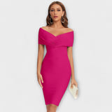 Ofélia - Rochie Elegantă cu Decolteu în Formă de V
