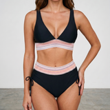Elena | Costum de baie push-up modelator cu talie înaltă