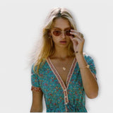 Alexandra - Rochie Midi Boho