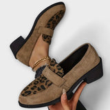 Aurora - Pantofi eleganți pentru femei cu imprimeu de panteră