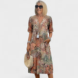Sigita - Rochie Midi Colorată