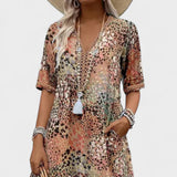 Sigita - Rochie Midi Colorată