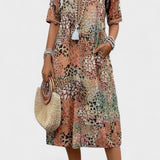 Sigita - Rochie Midi Colorată