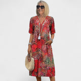 Sigita - Rochie Midi Colorată