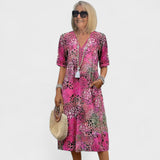 Sigita - Rochie Midi Colorată