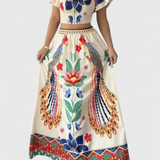 Itzel Boho set cu motive etnice