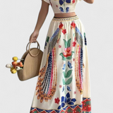 Itzel Boho set cu motive etnice
