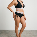 Elena | Costum de baie push-up modelator cu talie înaltă