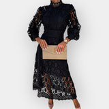 Rochie Romantică cu Dantelă
