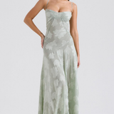 Agnė™ - Rochie Lungă cu Flori