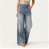 Meda™ – Pantaloni elastici cu talie înaltă (pentru toamnă)