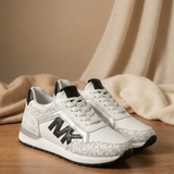 Monica® | Pantofi sport cu șireturi și vârf rotund în contrast