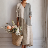 Lana™ | Elegantna Prugasta Haljina