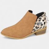 Janicee Pantofi Ortopedici cu Model de Leopar