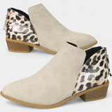 Janicee Pantofi Ortopedici cu Model de Leopar