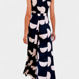 Brooke Mono Laisvas cu Lankstu Juosmeniu și Pantaloni Largi